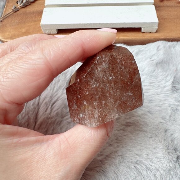 Gorgeous Small Rutilated Quartz Free Form | Rutilated Quartz Gusher - Picture 7 of 11